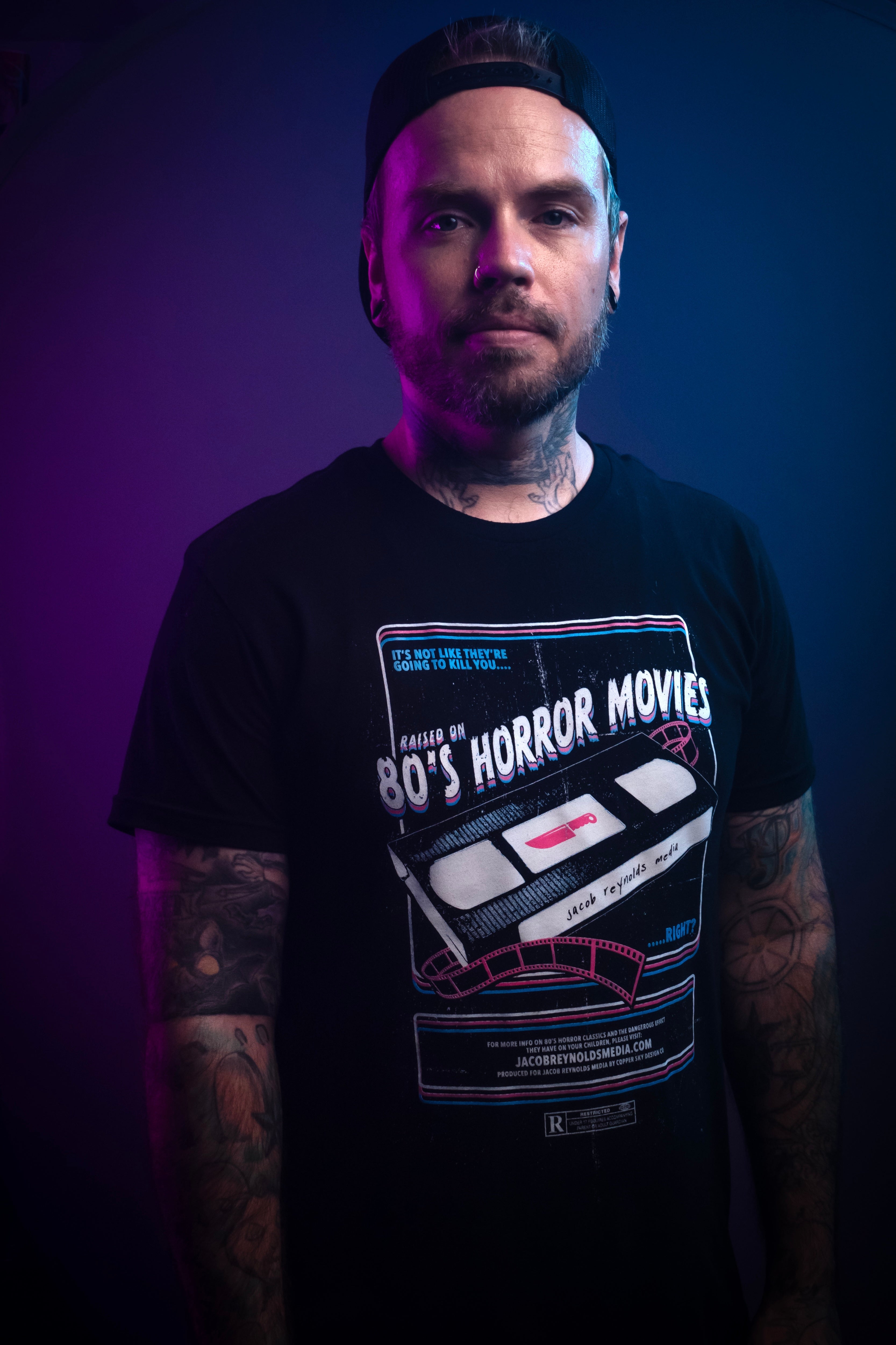 JRM 80s Horror Movies T shirt